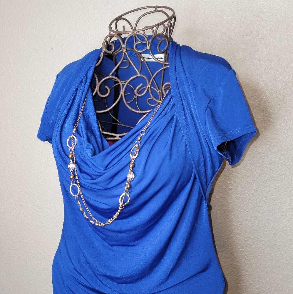 5/$25 Love Crazy Blouse with Necklace